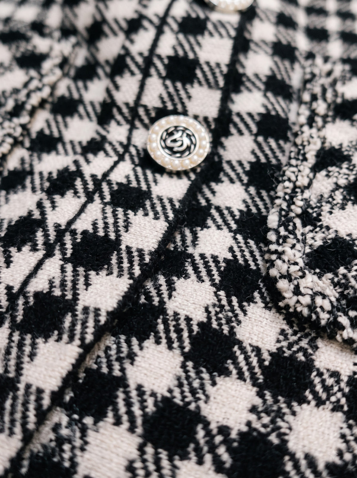 Chanel-Inspired check Skirt