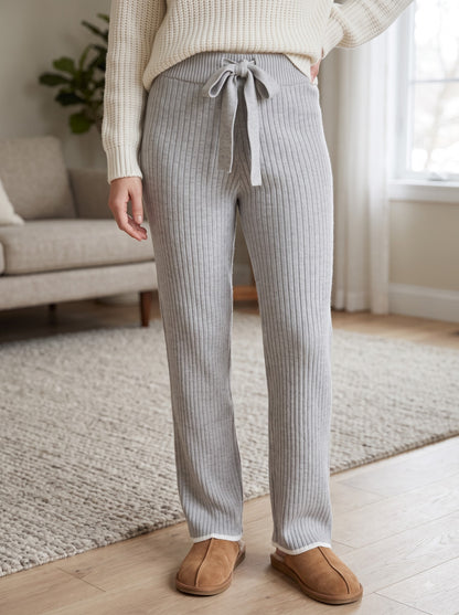 Winter Whisper Knit Trousers