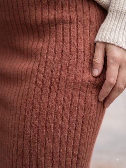 Autumn Glow Knit Skirt