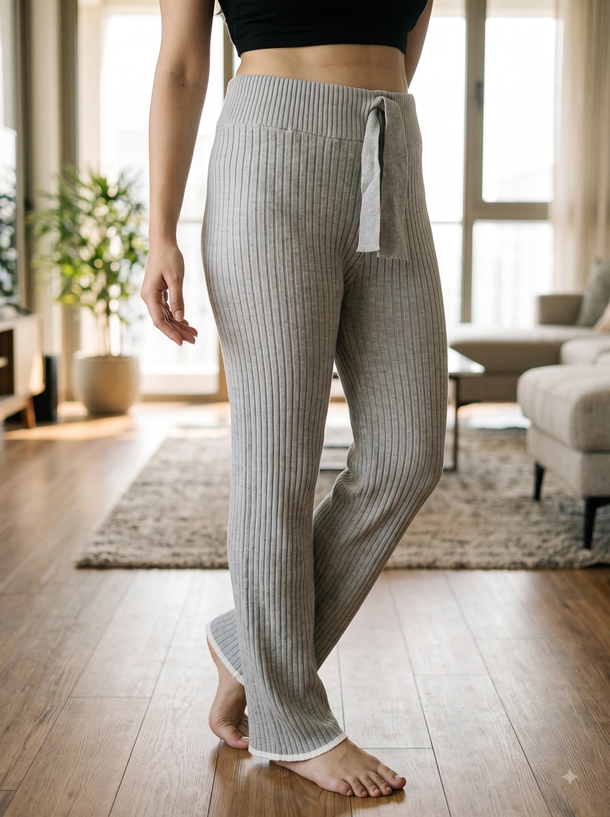 Winter Whisper Knit Trousers