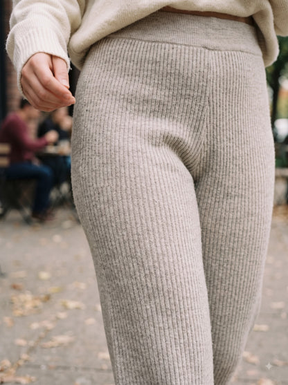 Alpine Comfort Ribbed Knit Trousers