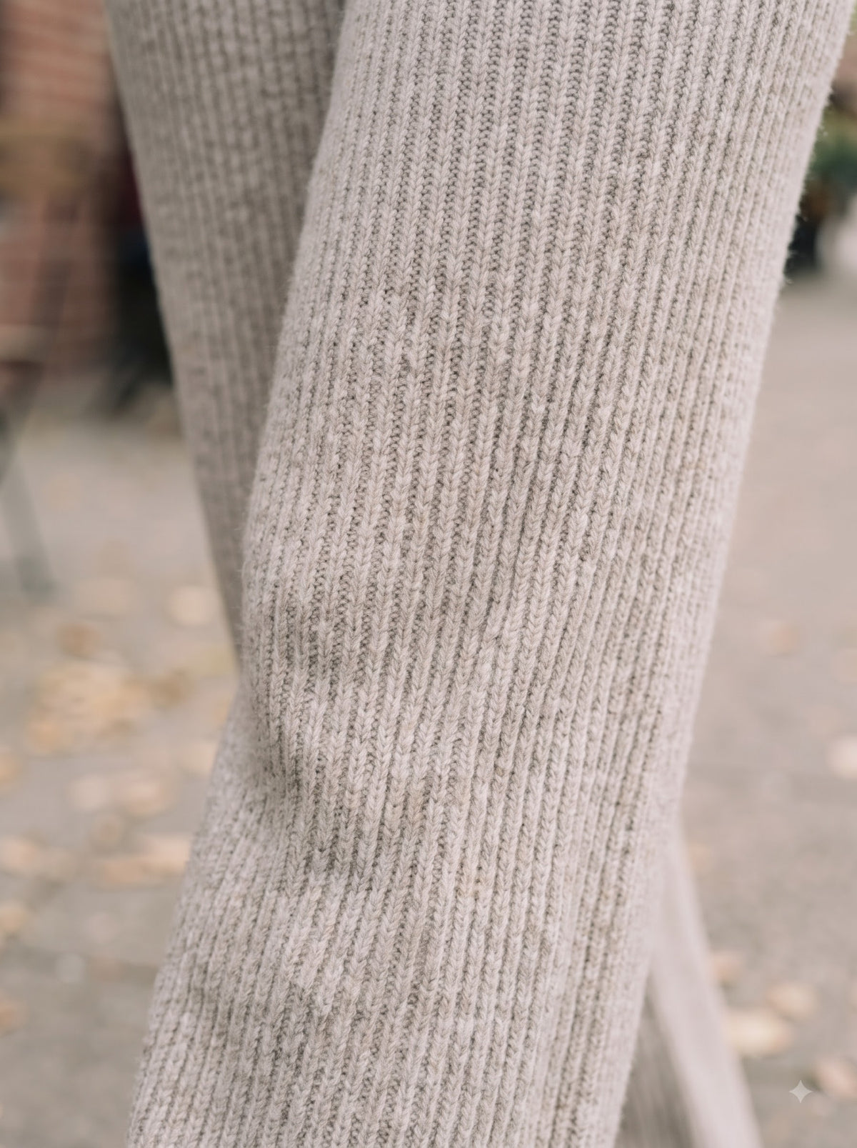 Alpine Comfort Ribbed Knit Trousers