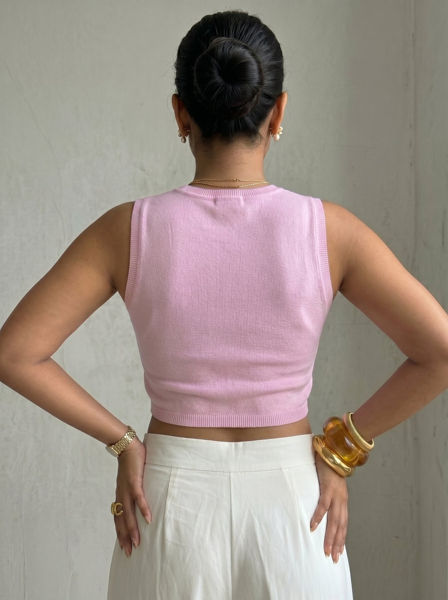Ribbed Slim Fit Crop Top