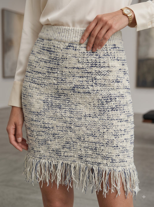 Frostline Tweed Skirt