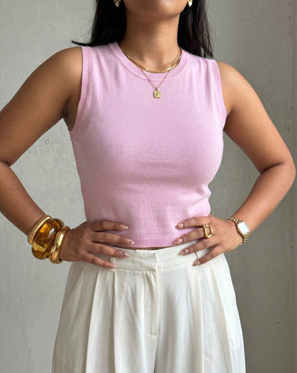 Ribbed Slim Fit Crop Top