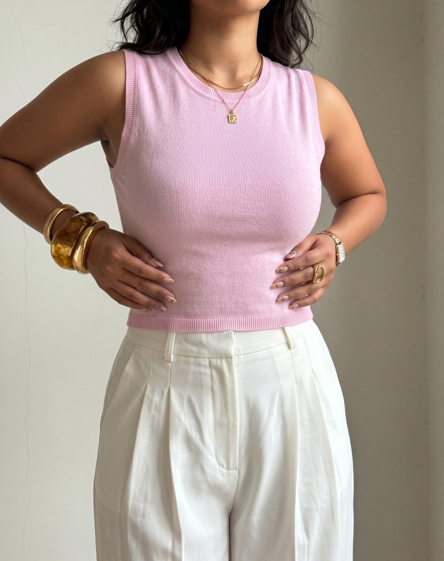 Ribbed Slim Fit Crop Top