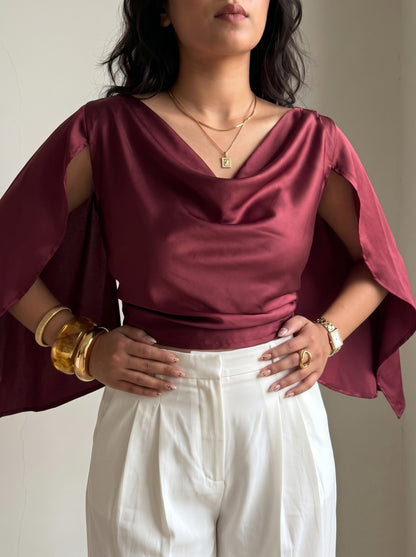 Cape Top - Armani Satin