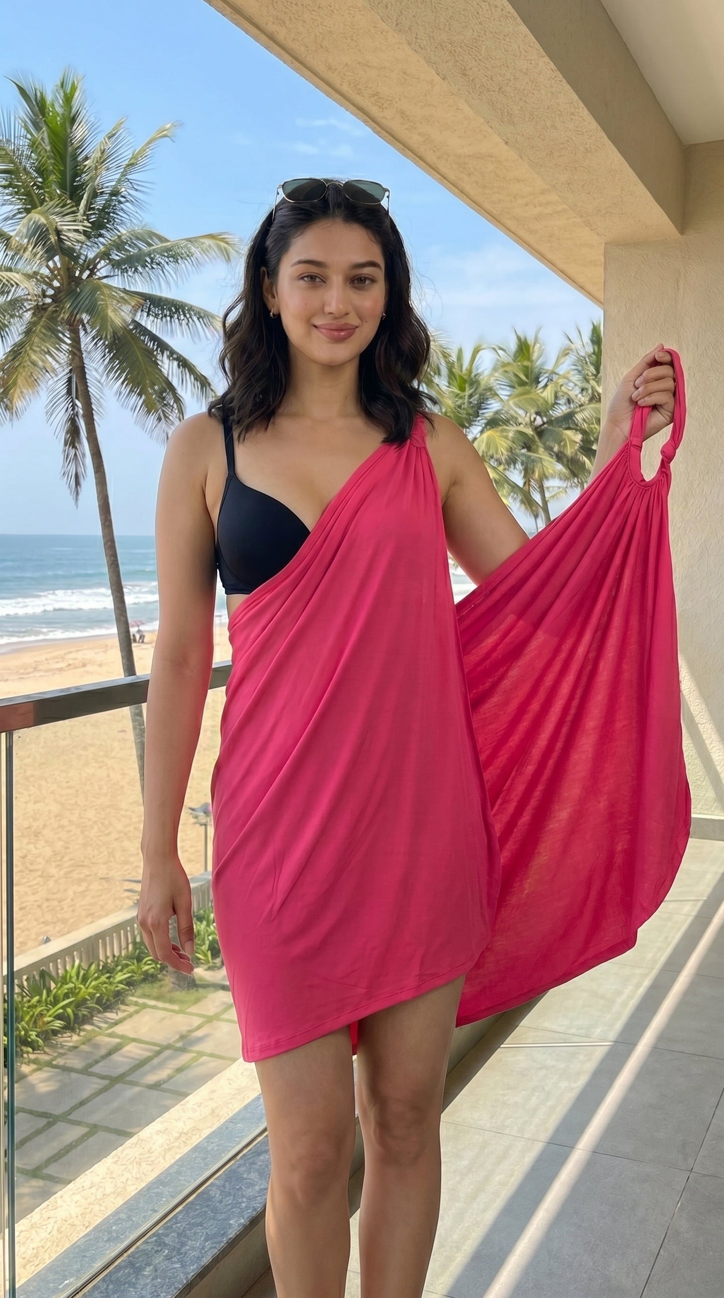 Bikini Cover-Up Wrap Dress