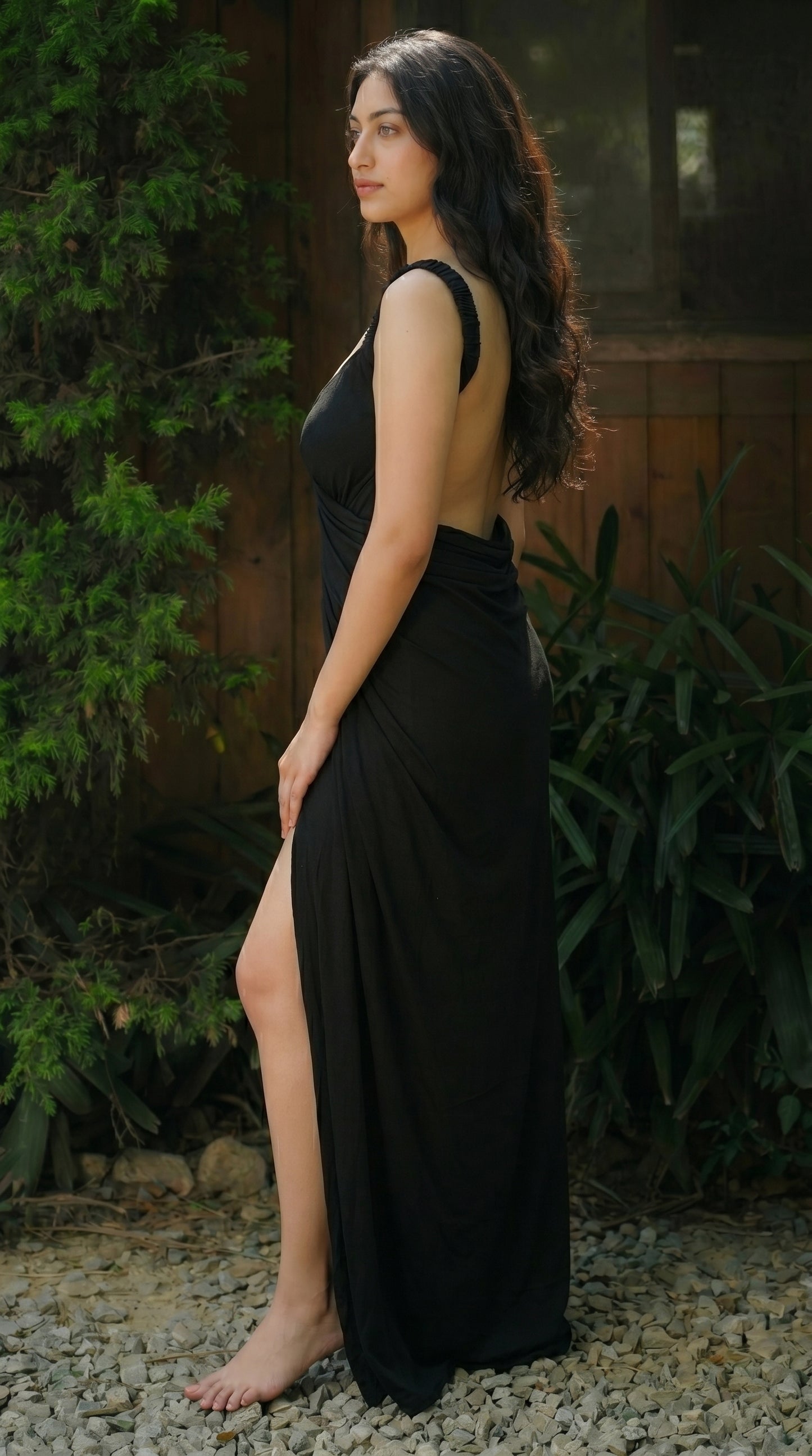 Bikini Cover-Up Long Wrap Dress